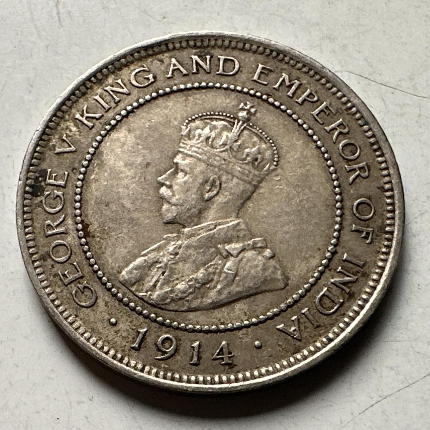 🌹外币初藏🌹🐯2026年第30场   每周二四六晚8️⃣点 接代拍 英属牙买加 1914年 乔治五世 1法新