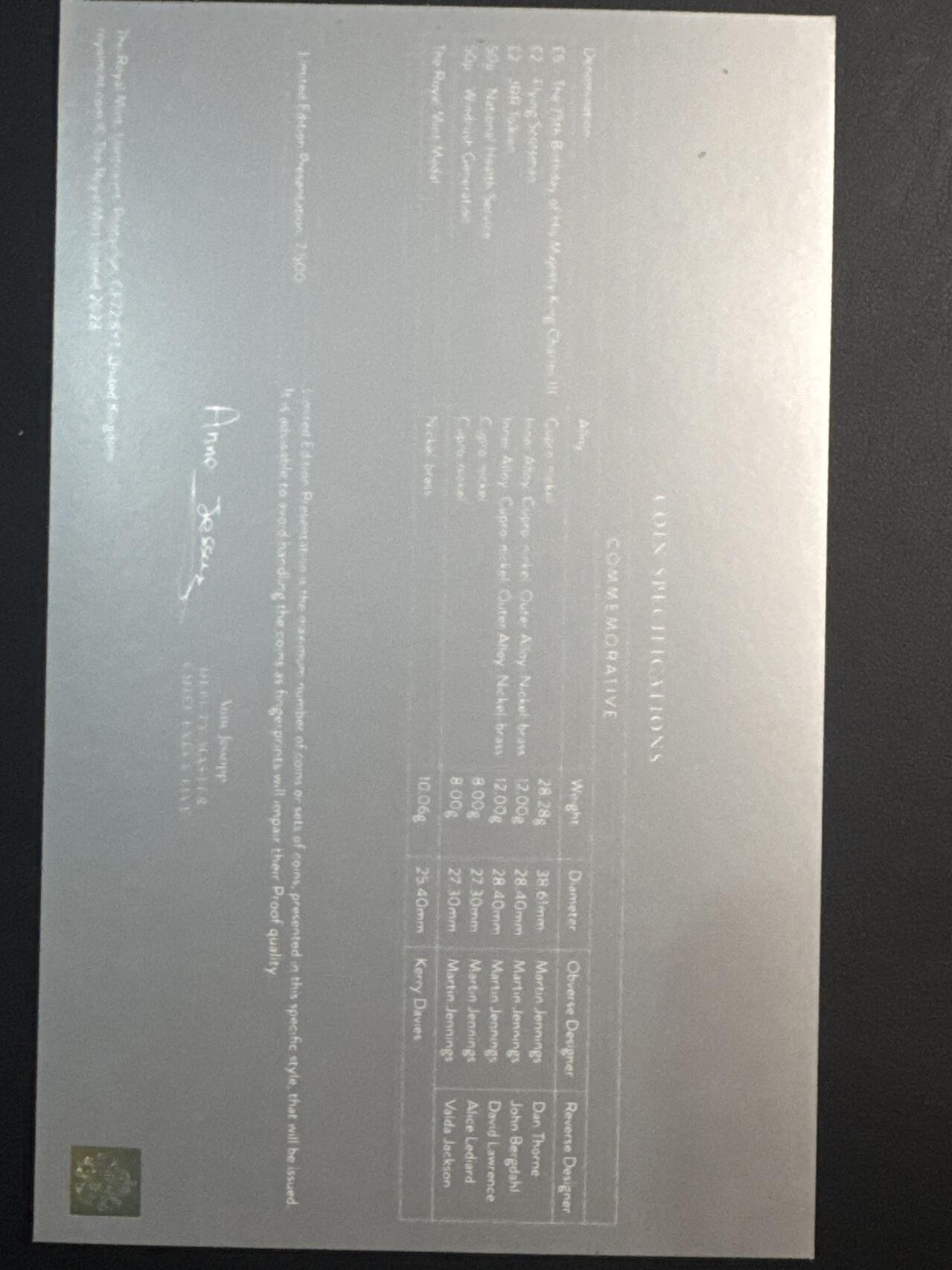 ❤️【币观天下】❤️ 第345期钱币拍卖场- 2026.3.20周五晚上6点半场 长期征集拍品  英国2023年 查尔斯三世头像首年 精制套币纪念币版 盒证齐全