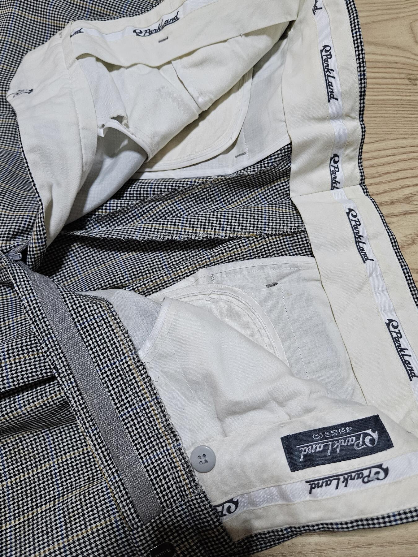 0元起拍勋章 第340期 咸鱼国勋章拍卖专场 3月22日（周日）下午6：00开始 韩国古着格子西裤 腰围84 裤长100