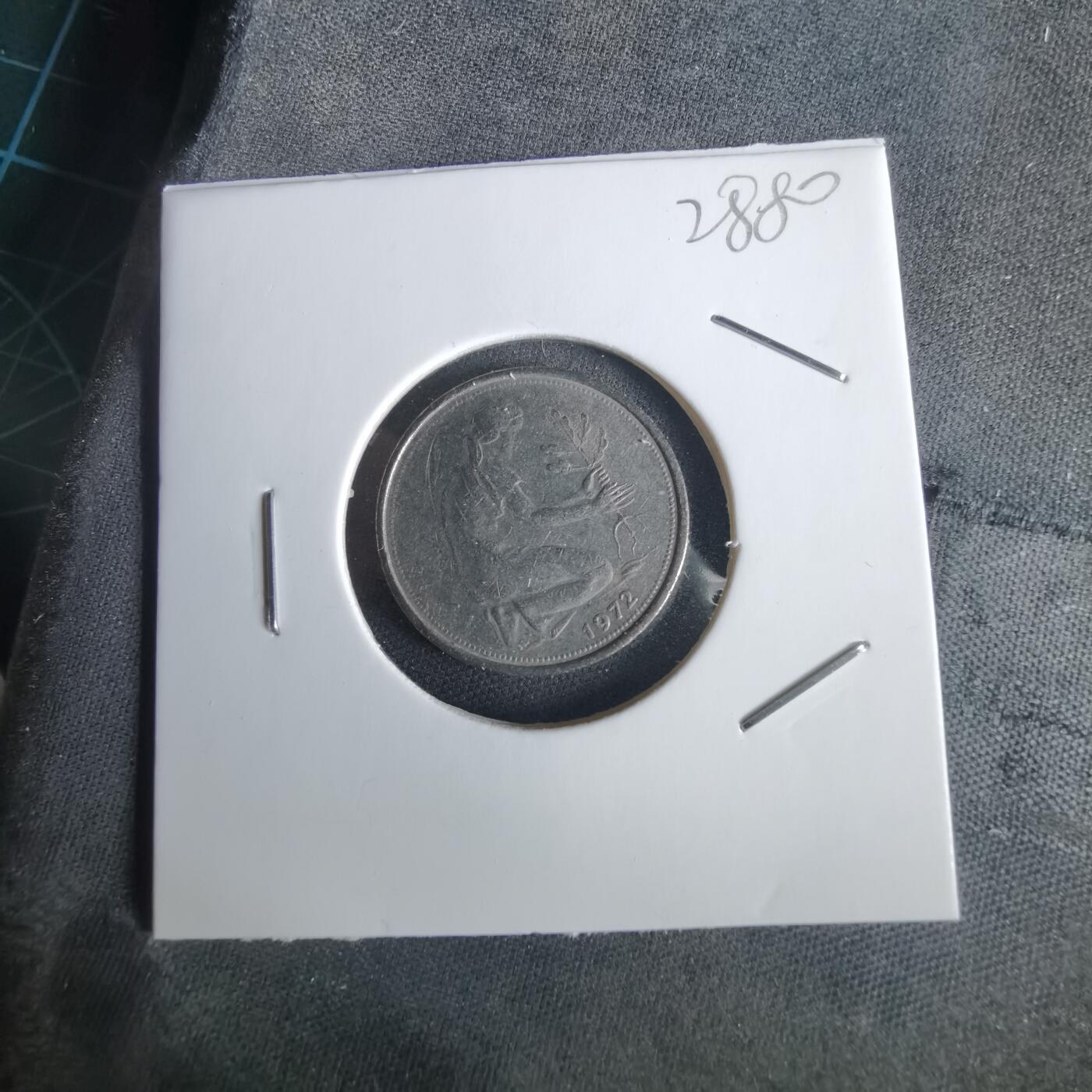 沼泽如烟--第1028场 德国1972年50芬尼