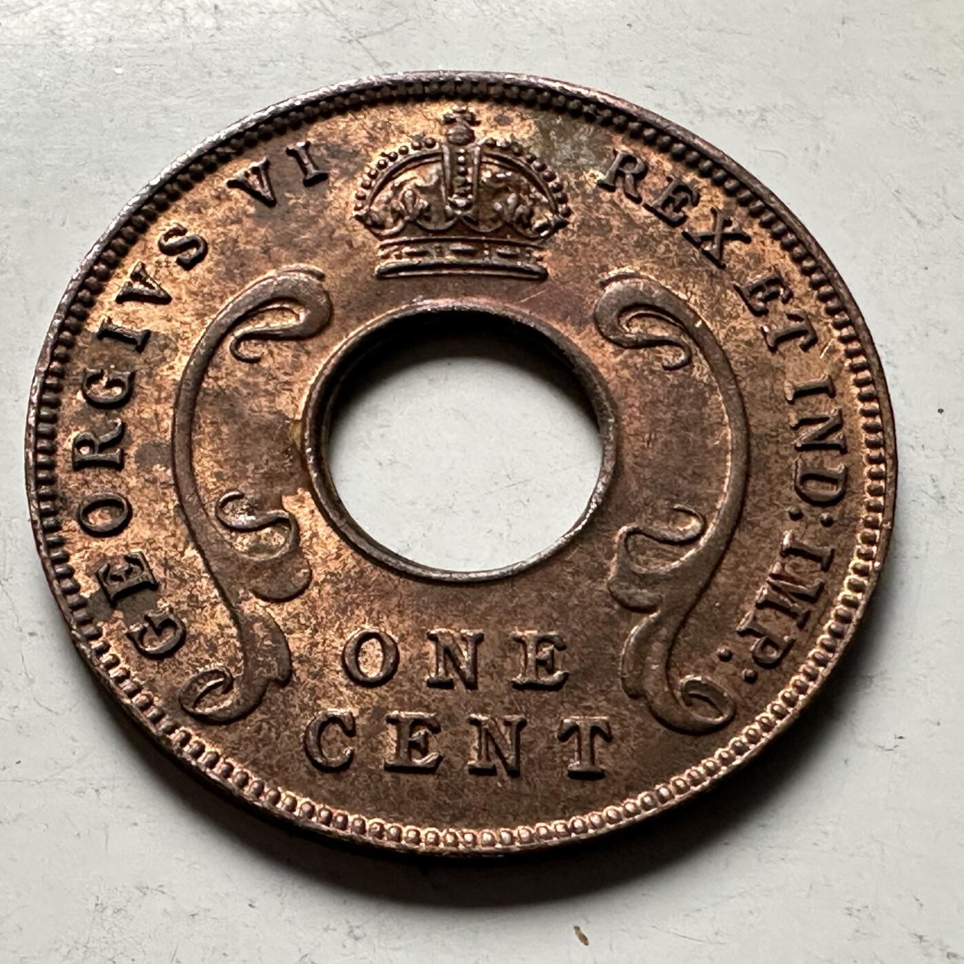 🌹外币初藏🌹🐯2026年第30场   每周二四六晚8️⃣点 接代拍 英属东非1942年一分