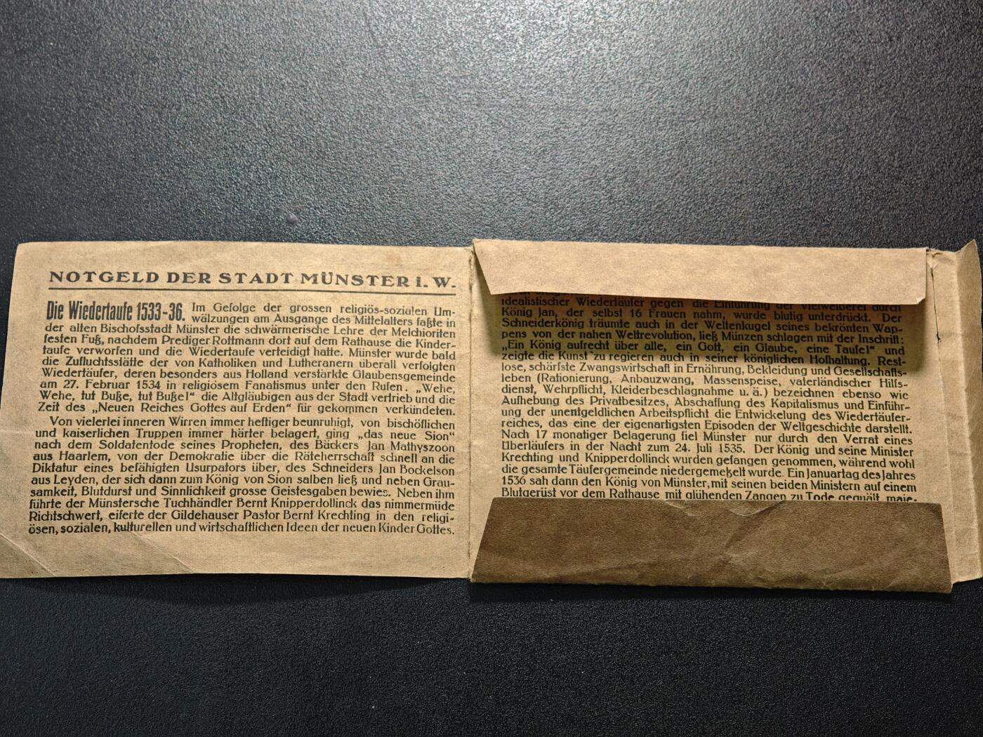 【德藏】世界币章拍卖第168期（拍品征集中~欢迎藏友联系） 德国紧急时期明斯特地区等纸币27张 及 德国50马克纸币 大票幅