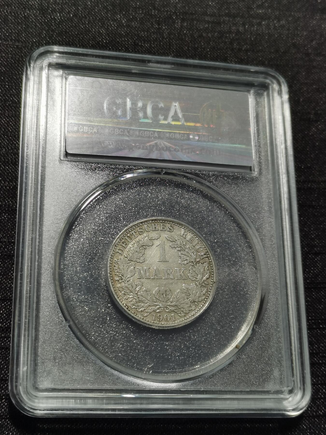 天下钱庄专场欢迎参拍 德国1马克银币