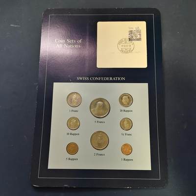 【全场包邮】纯粹捡漏拍513场 - 【富兰克林·世界各国硬币系列邮币卡】瑞士联邦
