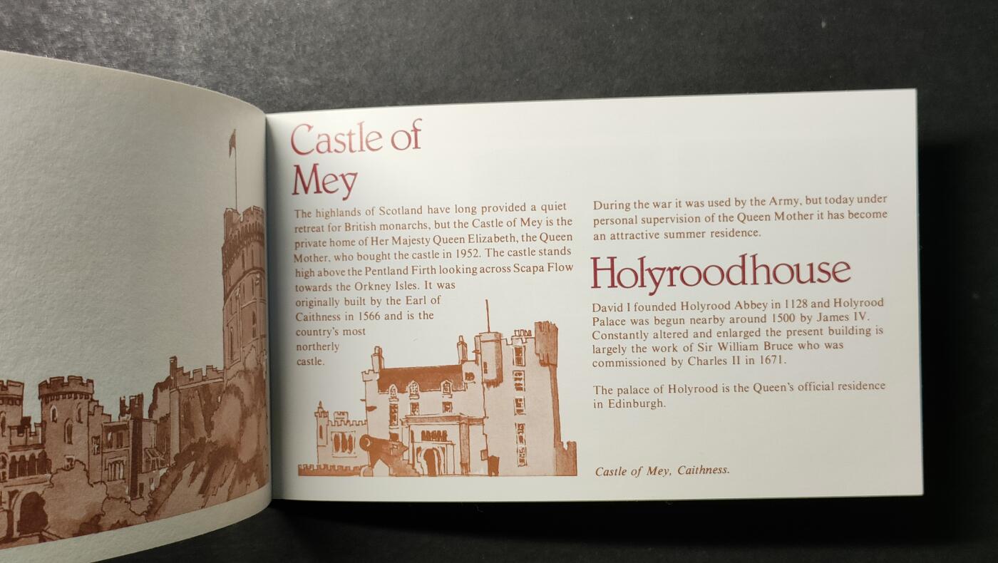 ↓君缘收藏764期☞钱币邮品↓无佣金、可寄存、满30元包邮  英属直布罗陀邮票，1978年伊丽莎白二世女王加冕25周年:王室城堡邮票小本票