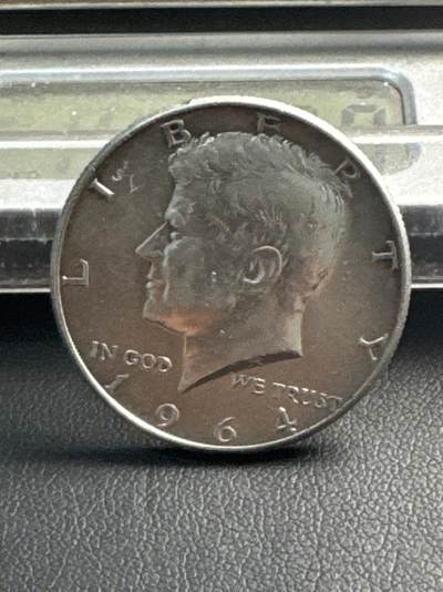 ❤️【币观天下】❤️ 第345期钱币拍卖场- 2026.3.20周五晚上6点半场 长期征集拍品  - 1964年美国肯尼迪半美元银币，12.7克900银