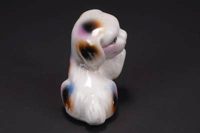 上海都达杂项专场90【全场包邮】  白瓷彩绘小狗摆件69-119