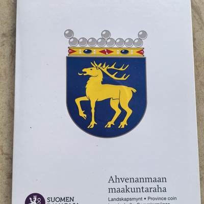 道一币馆币章第一百七十场 - 原包装 芬兰2011年奥兰5欧元精制纪念币