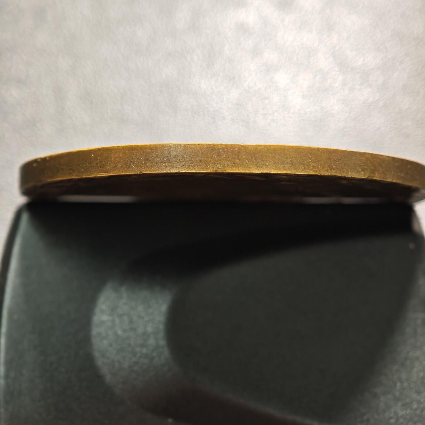 【德藏】世界币章拍卖第168期（拍品征集中~欢迎藏友联系） 1921年 德国体操之父弗里德里希·路德维希·雅恩像游泳接力赛一等奖奖章纪念铜章 直径约：48.8mm；重约：54.5g