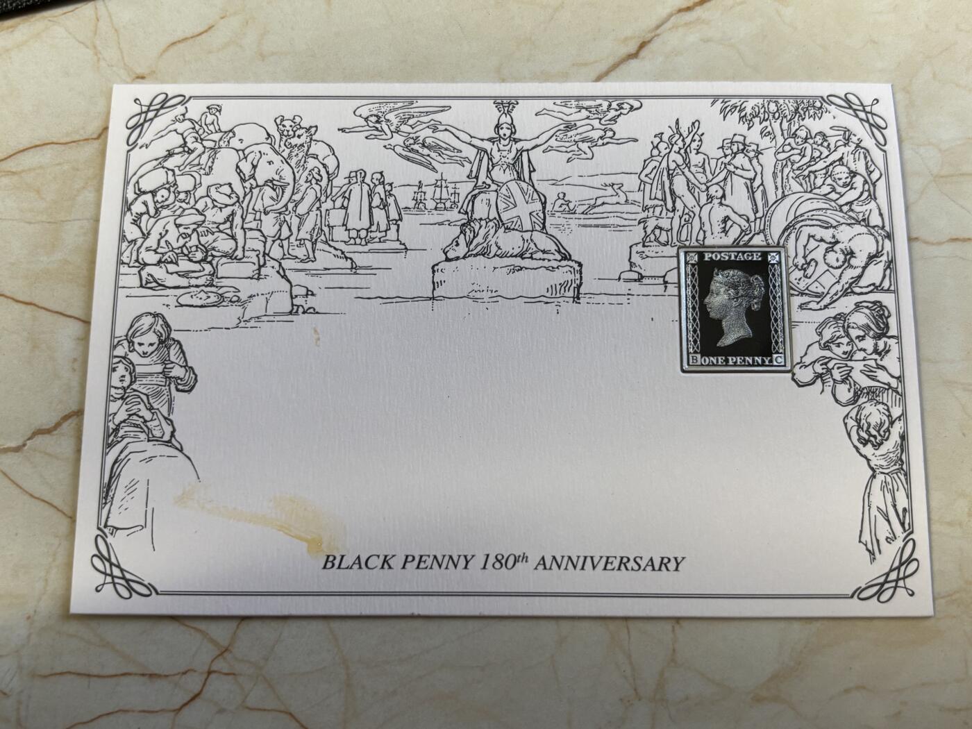 第194期拍卖 纽埃2020年黑便士邮票诞生180周年精制纪念银币，999银，5克，发行3000枚