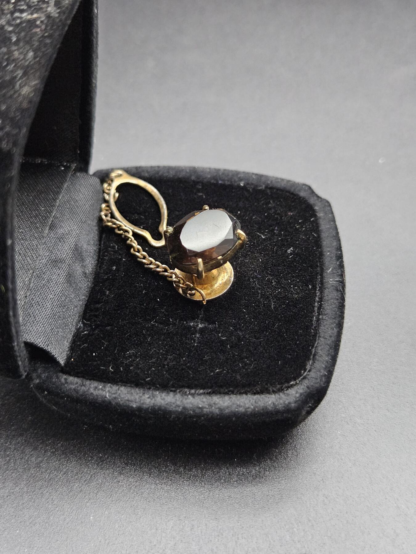 0元起拍勋章 第340期 咸鱼国勋章拍卖专场 3月22日（周日）下午6：00开始 日本中古宝石领扣章 银制低拖带盒