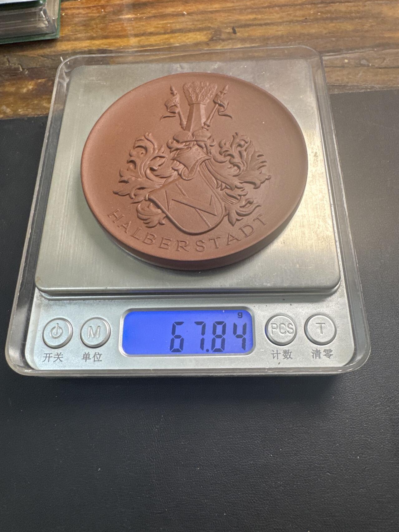 ❤️【币观天下】❤️ 第345期钱币拍卖场- 2026.3.20周五晚上6点半场 长期征集拍品  德国梅森瓷业哈尔伯施塔市政厅79.2mm