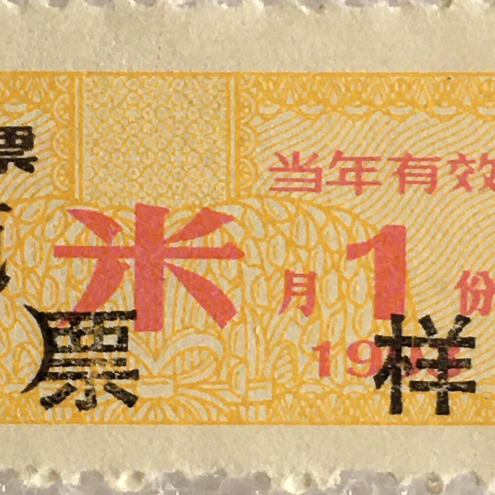         稀少1993年北京市米票票样伍佰克壹市斤全新品相未流通原版真品如图供应票证旧藏文玩艺术收藏