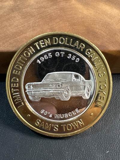 ❤️【币观天下】❤️ 第345期钱币拍卖场- 2026.3.20周五晚上6点半场 长期征集拍品  - 美国山姆娱乐城筹码（60年代 老爷车）