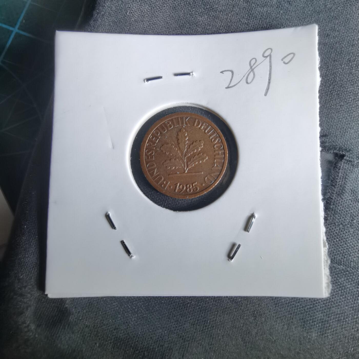 沼泽如烟--第1028场 德国1985年1芬尼