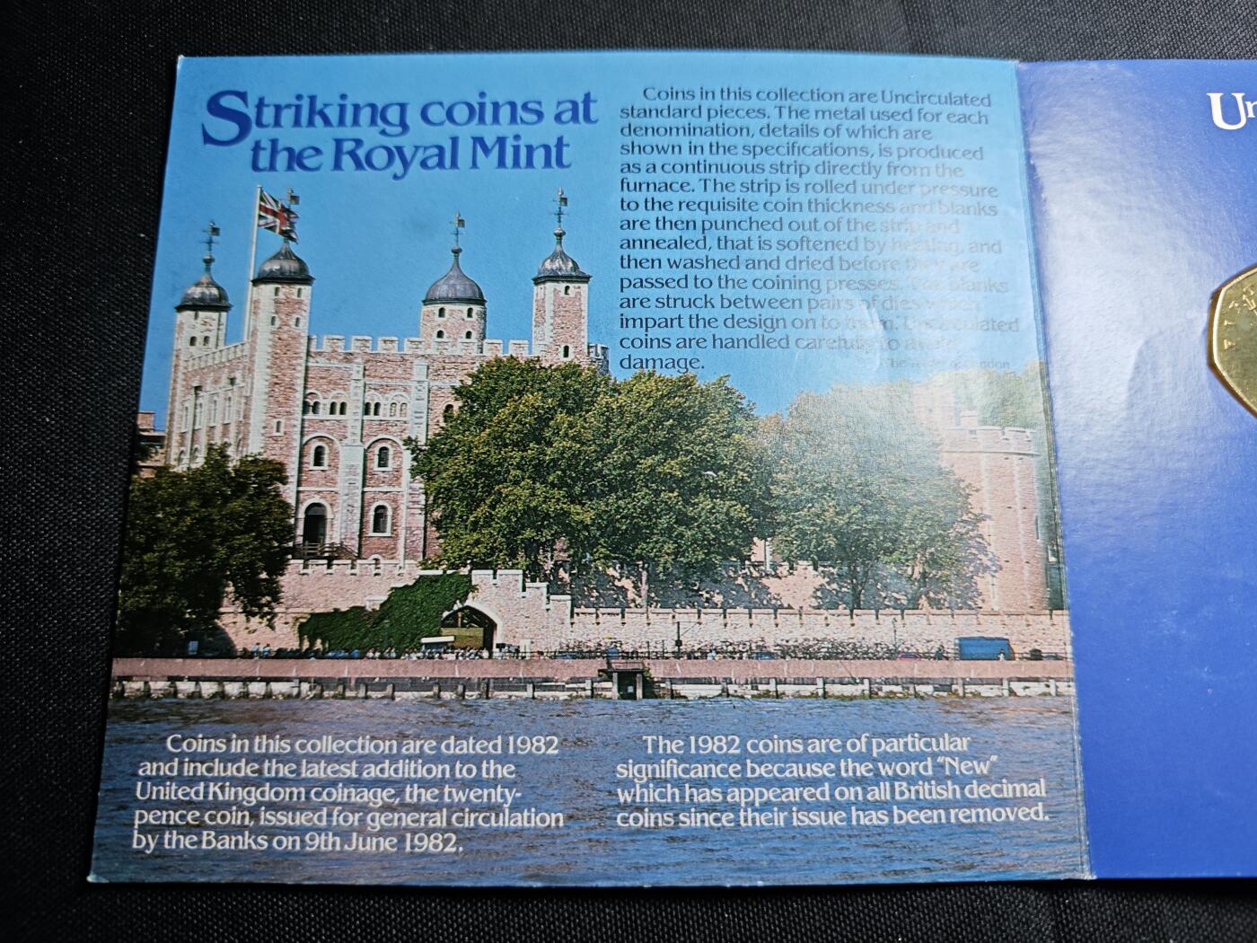 KK钱币收藏小铺   套币专场 2月预留时间 周末发货  1982英国大小面值一套