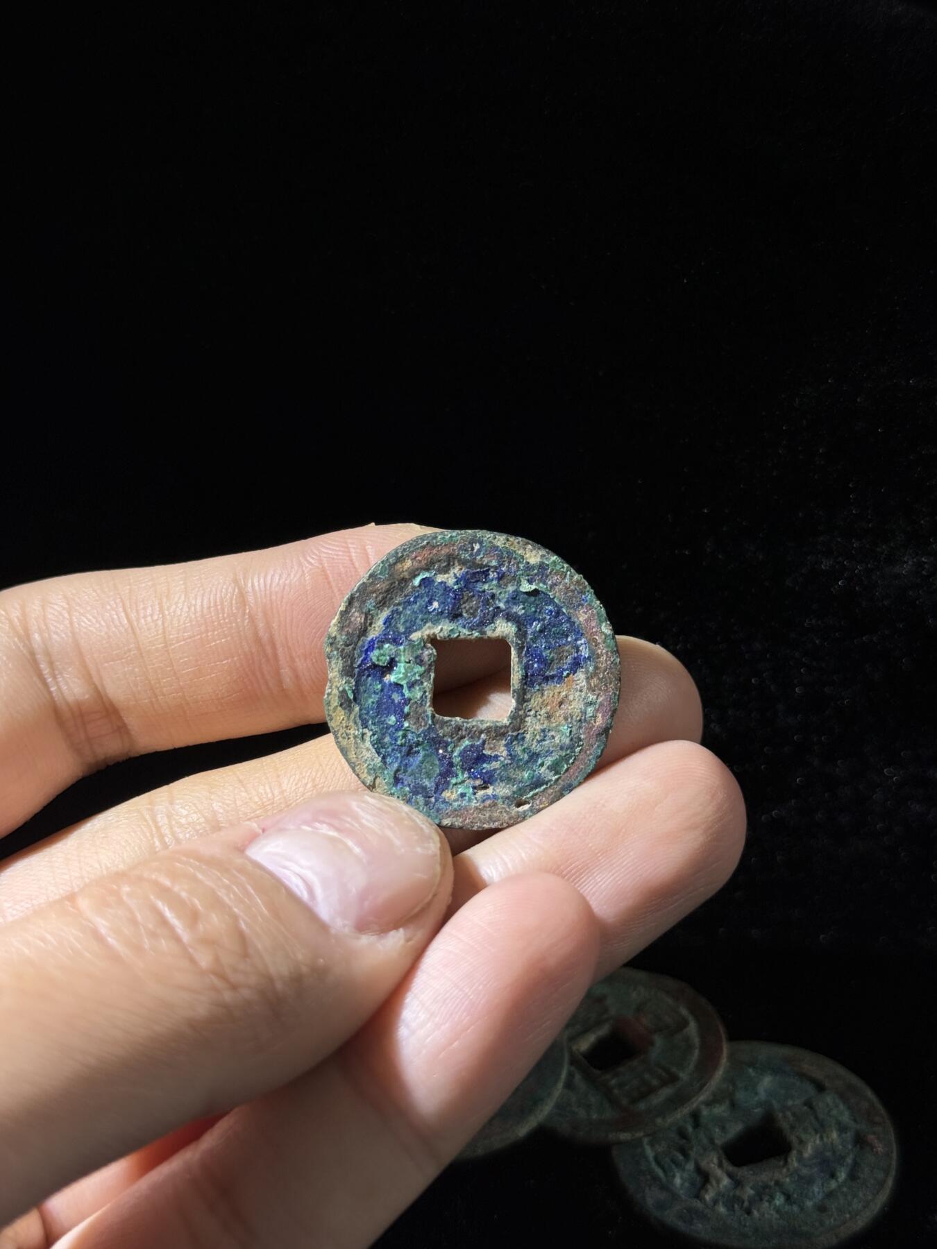 戎马世界章牌大赏，铜钱场 宋代折二钱一组