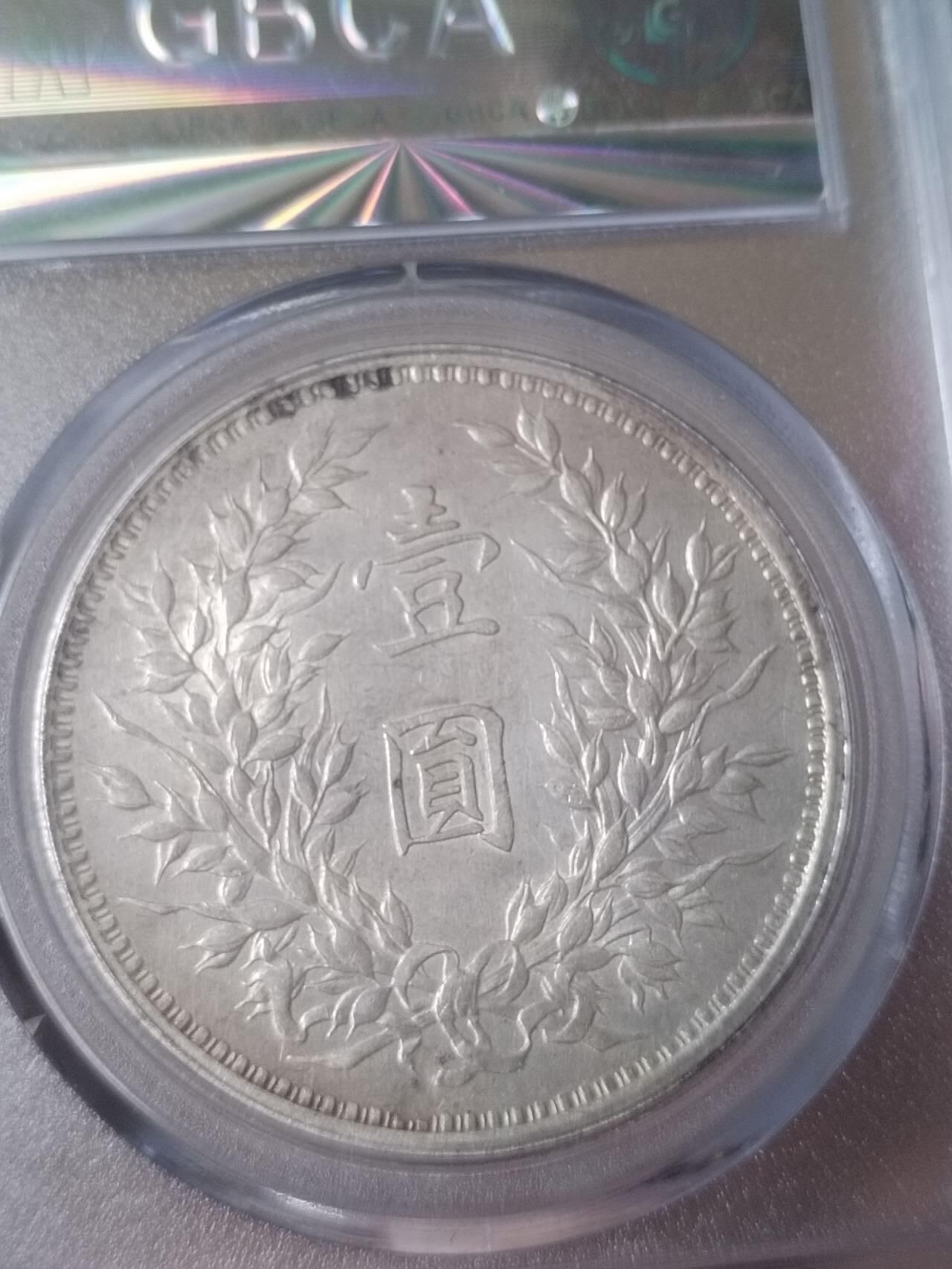 袁大头九年 中发版。