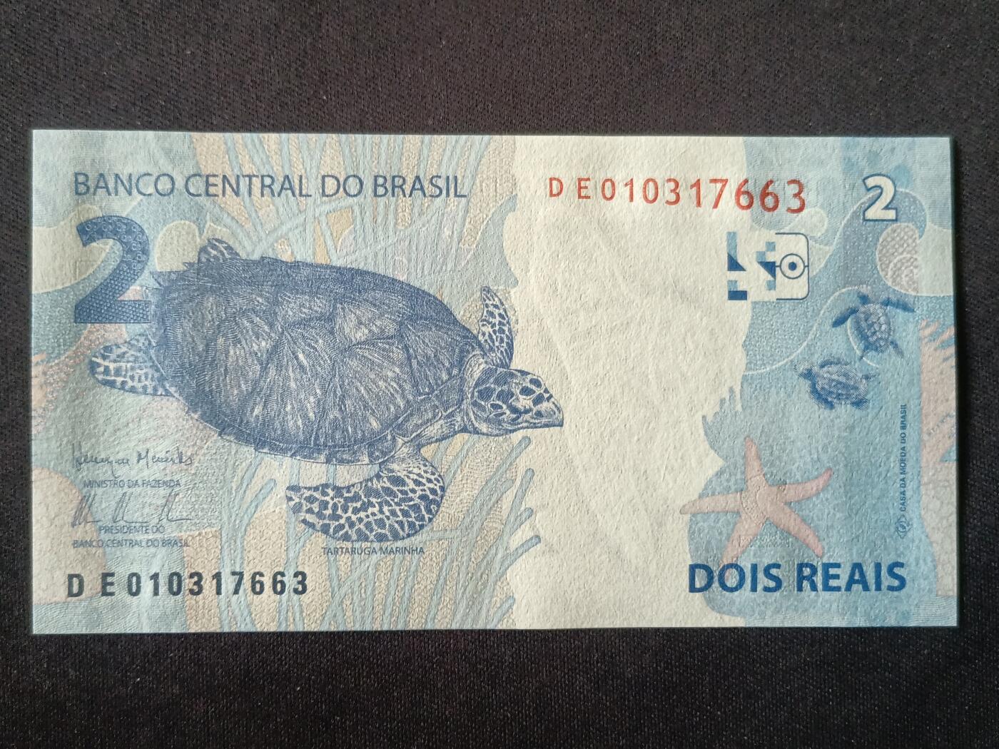 【游宝拍卖】丙午马年第14期 巴西-2雷亚尔【2010年 全新UNC】