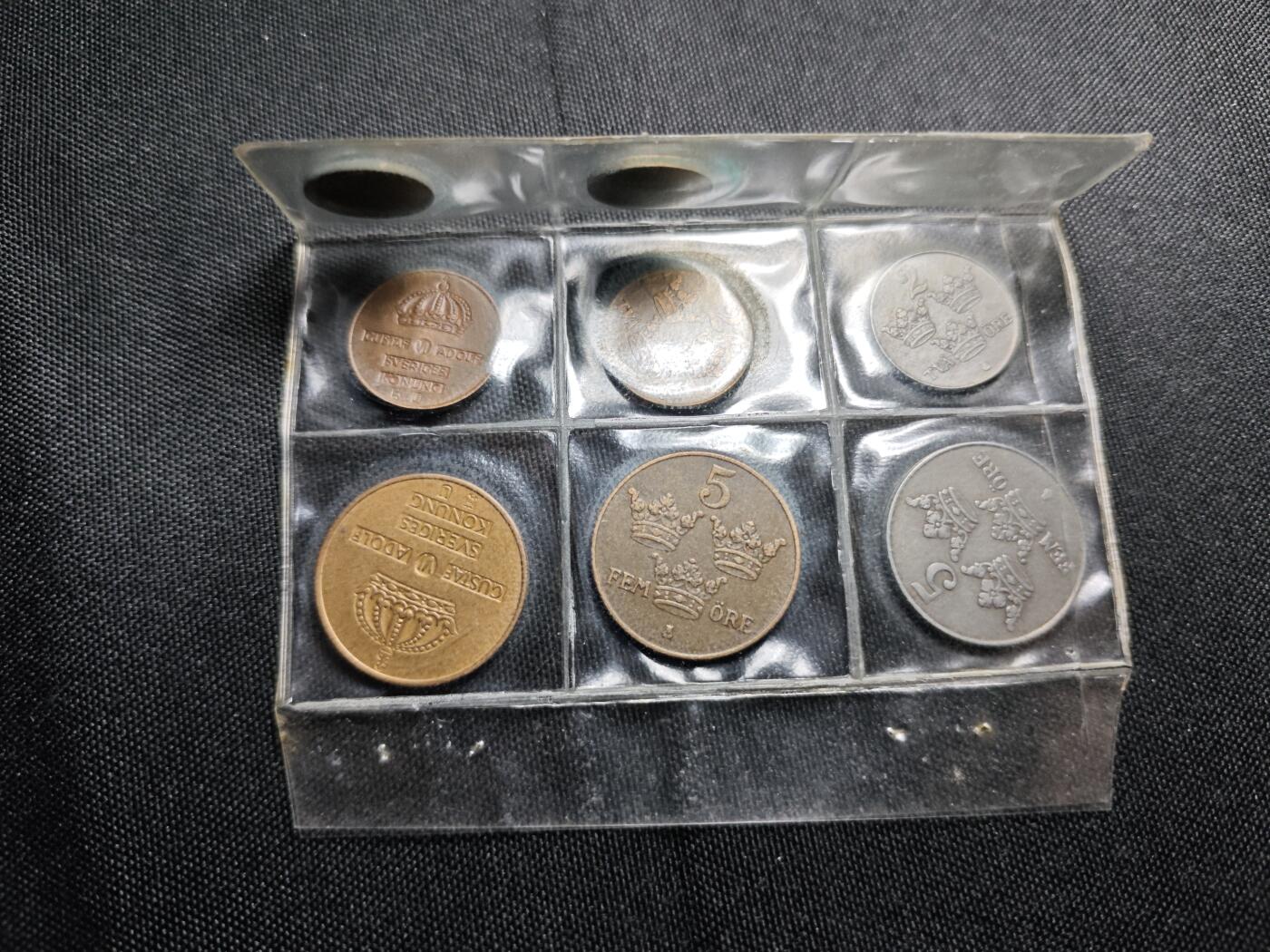 KK钱币收藏小铺   套币专场 2月预留时间 周末发货  瑞典大小面值小套 共8枚