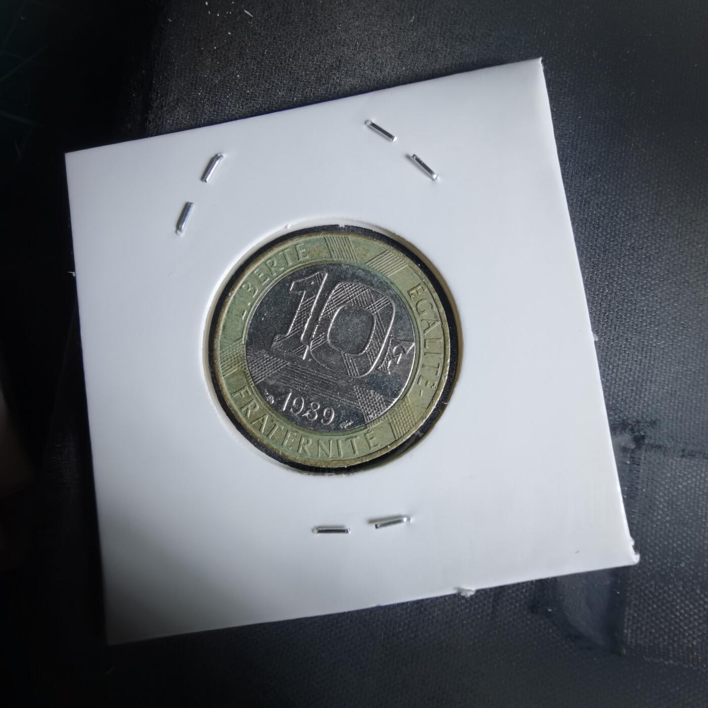 沼泽如烟--第1027场 法国1989年10法郎