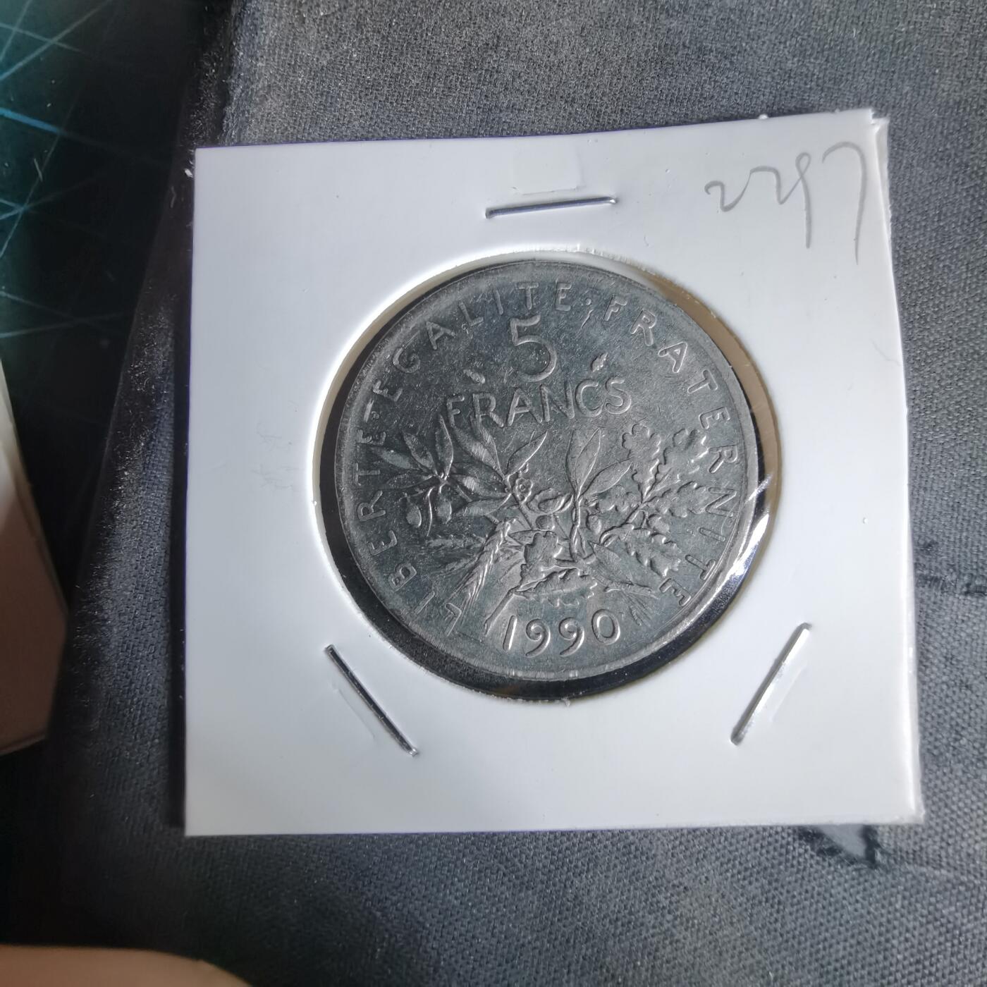 沼泽如烟--第1027场 法国1990年5法郎