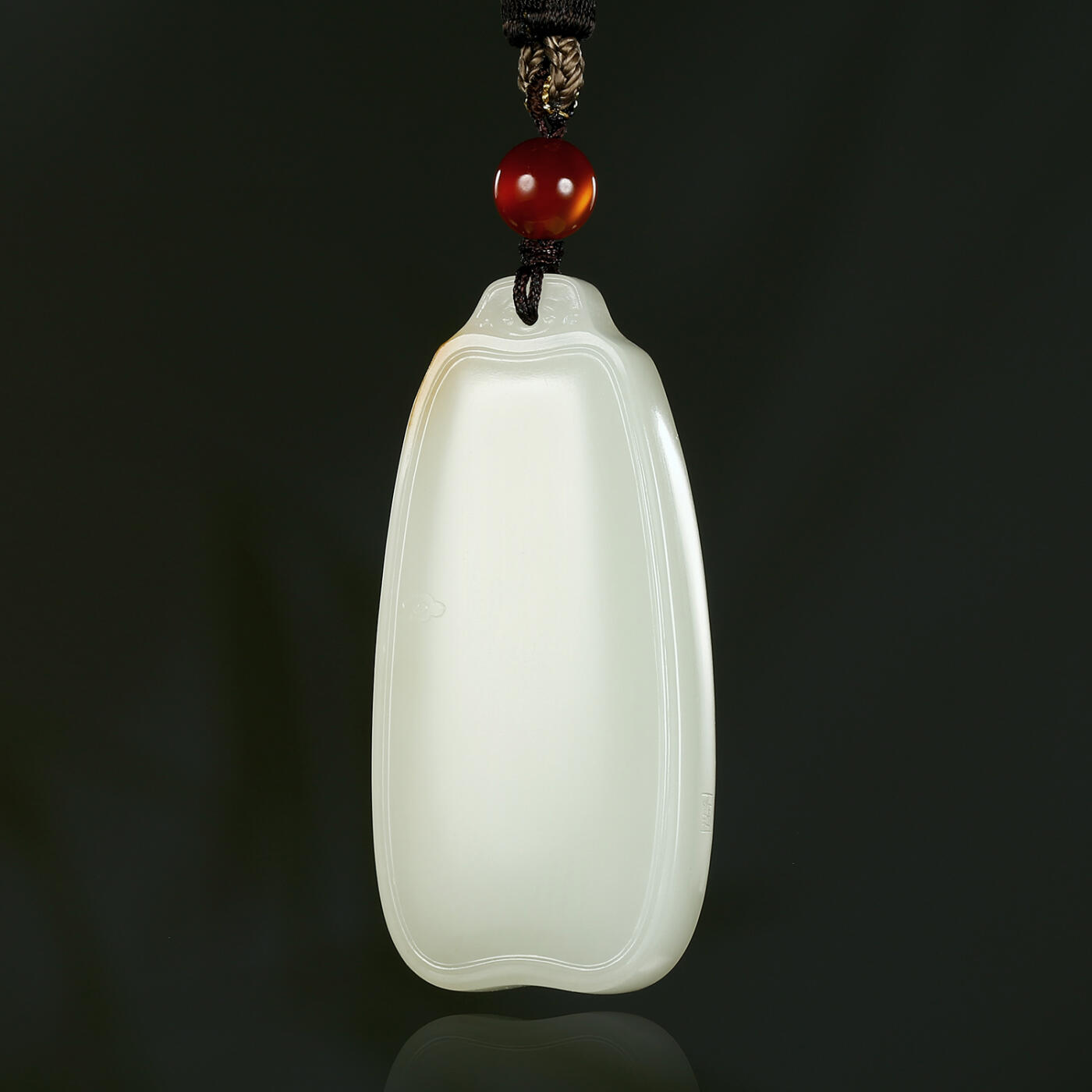 碧月说宝.君子怀瑾·当代和田玉清风专场(三) 高俊华 洒金皮和田玉籽料平安如意牌