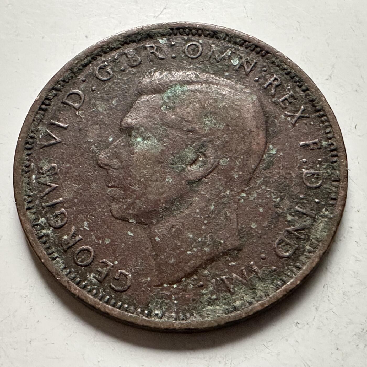 🌹外币初藏🌹🐯2026年第32场   每周二四六晚8️⃣点 接代拍 英国 1941年 半便士  