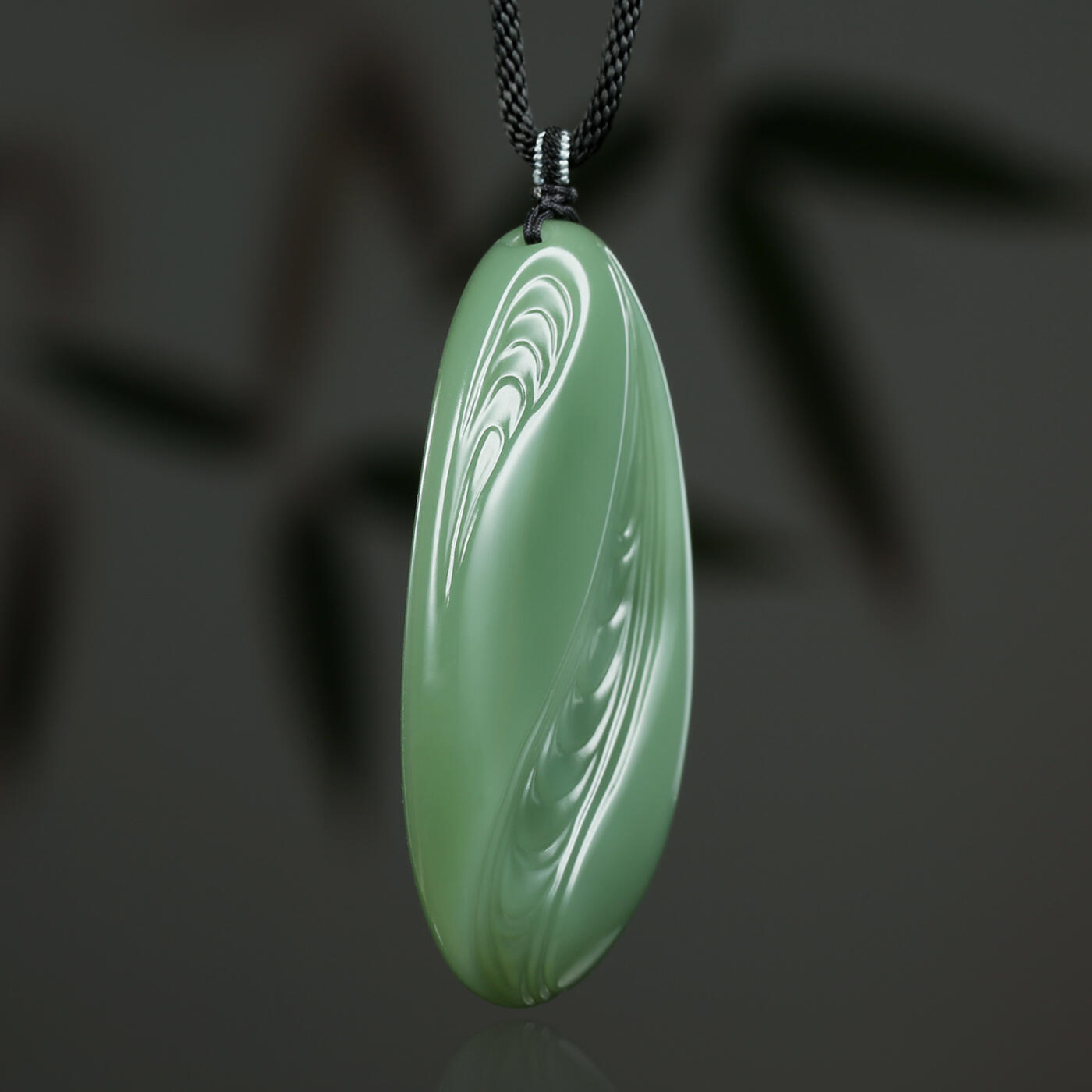 碧月说宝.君子怀瑾·当代和田玉清风专场(三) 杨文双 过灯粉青碧玉上善若水佩