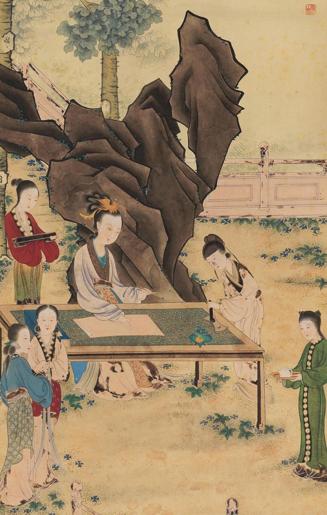 碧月说宝·同一藏家珍藏书画专场 黄均 庭阁试墨图