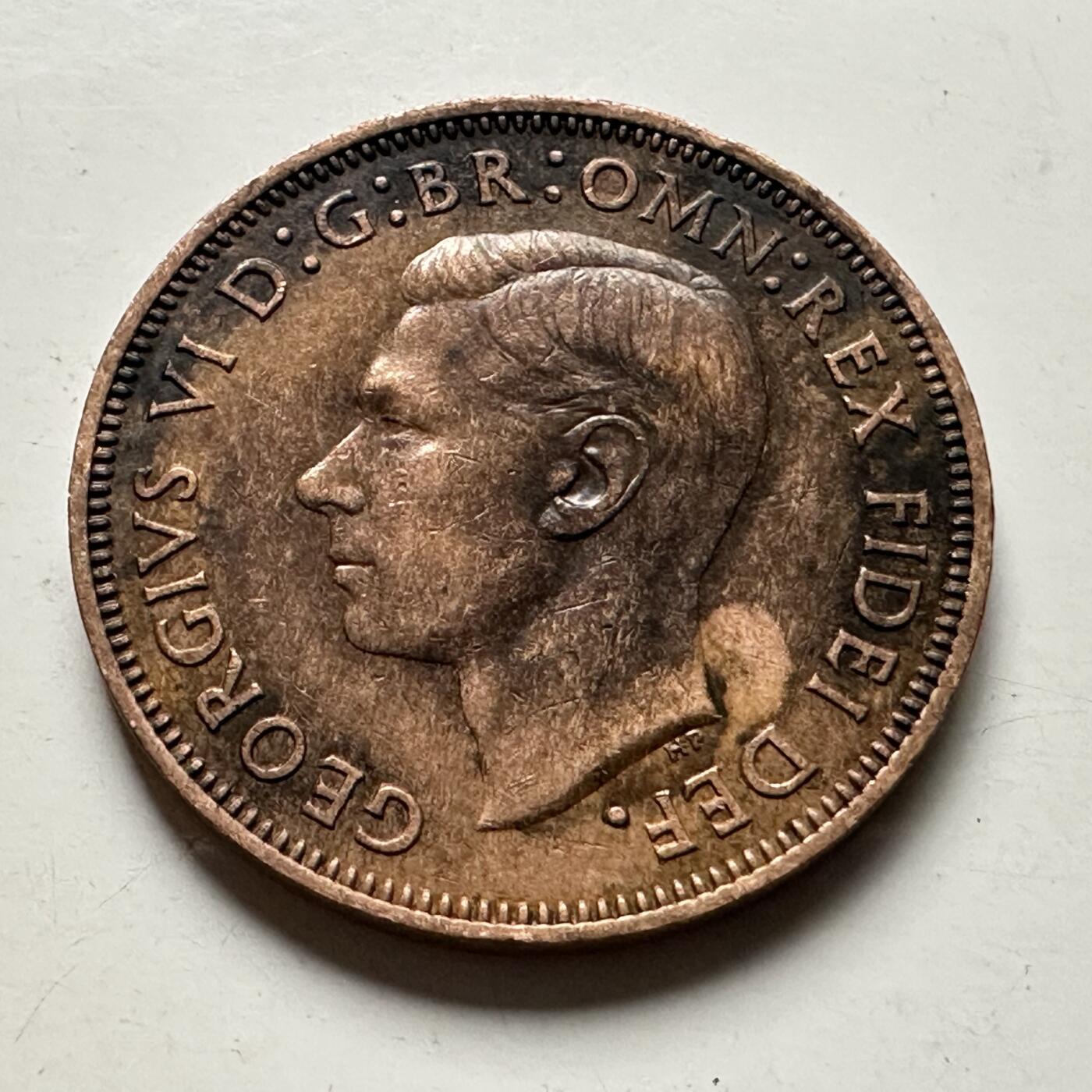 🌹外币初藏🌹🐯2026年第32场   每周二四六晚8️⃣点 接代拍 英国 1949年 半便士  