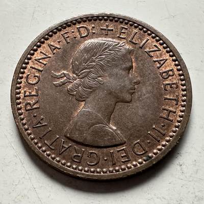 🌹外币初藏🌹🐯2026年第32场   每周二四六晚8️⃣点 接代拍 - 英国 1955年 一法新 