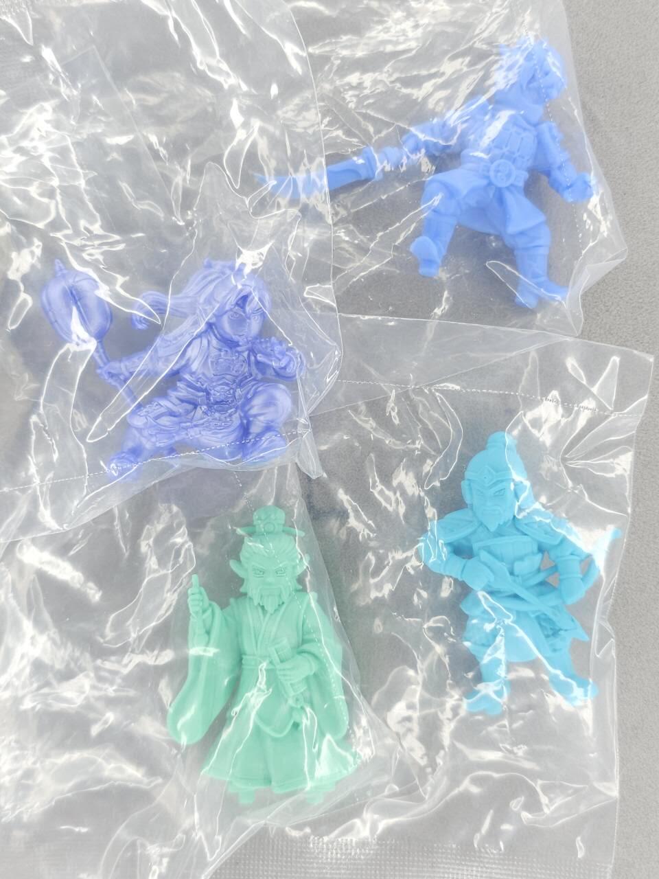 龙虎卡牌-七九场（满200元包邮，无佣金，每周六结拍，欢迎送拍） 卡游三国 橡皮人4个 4