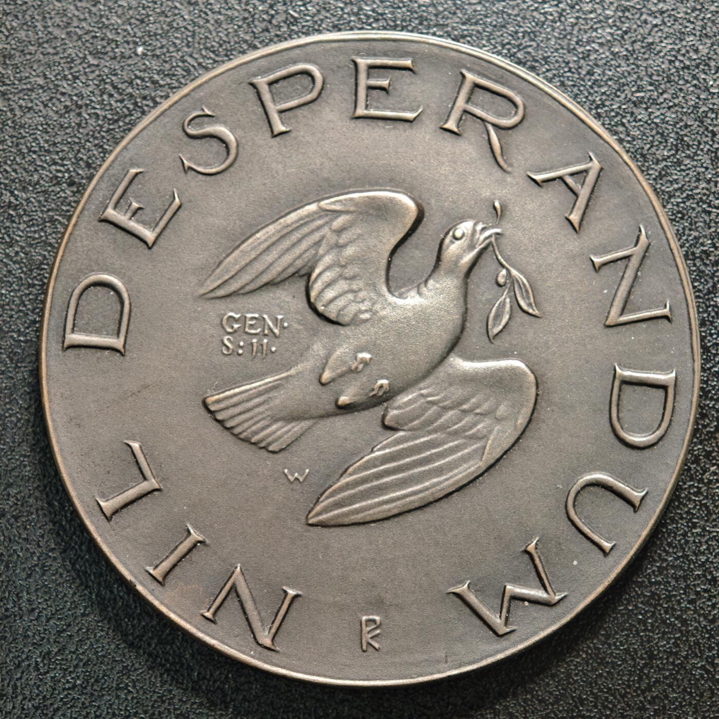 【德藏】世界币章拍卖第168期（拍品征集中~欢迎藏友联系） 1953年 荷兰北海大洪水灾后重建纪念大铜章 带盒 直径约：58.9mm；重约：67.6g