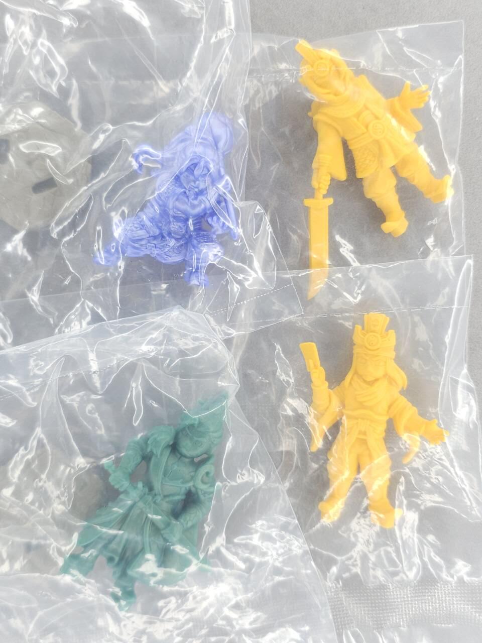 龙虎卡牌-七九场（满200元包邮，无佣金，每周六结拍，欢迎送拍） 卡游三国 橡皮人4个 5