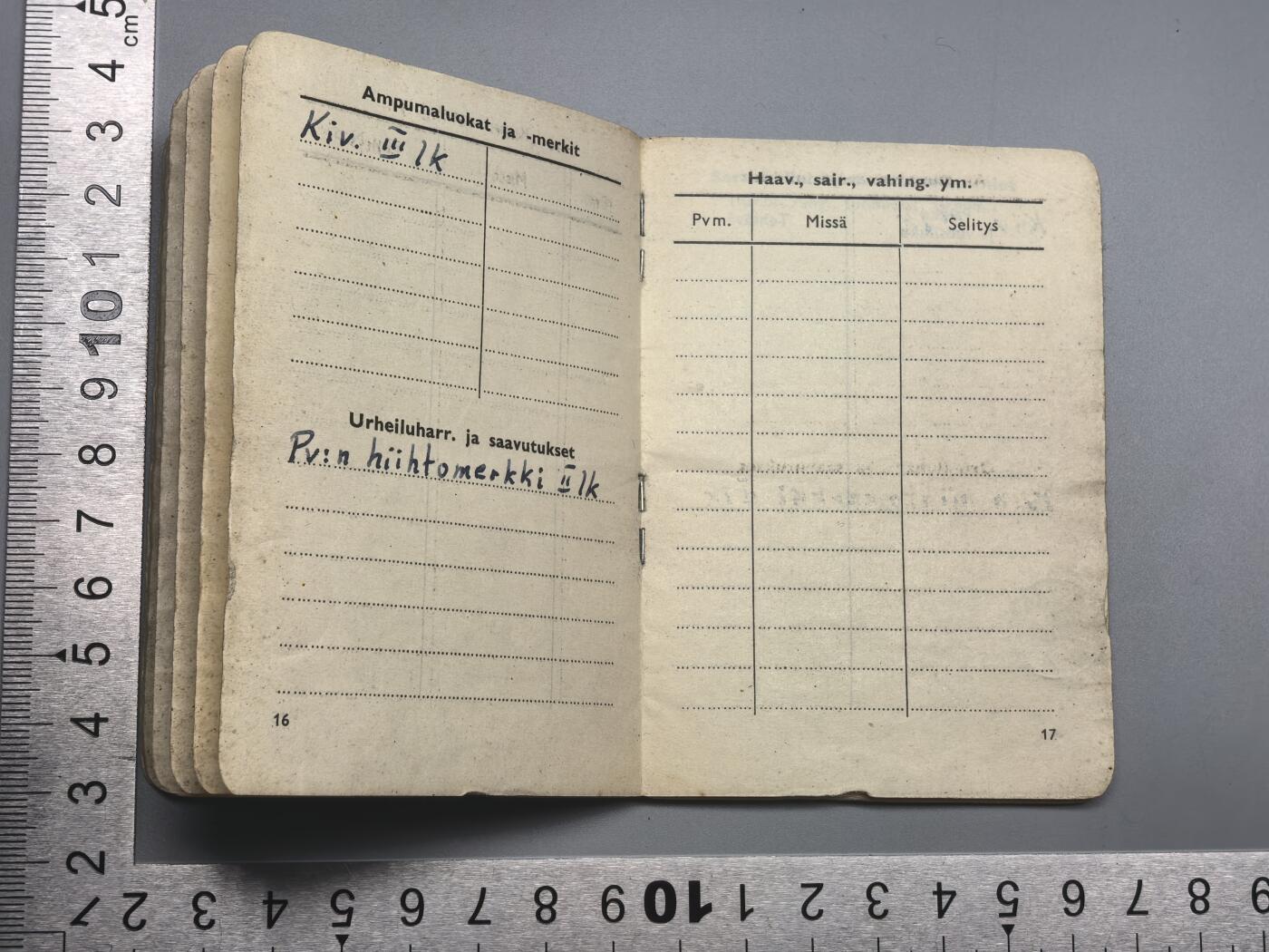 小驴勋章奖章收藏3月21日周六晚六点拍卖（珍爱和平，收藏战争，铭记历史，勿忘国耻，忠党爱国。有偿代拍，送拍规则在简介最后，参拍须阅读规则后再参拍，关系到运费包装发货时效真假辨别等关键信息，拍卖时不再发原图，看大图店主微信码在拍卖店铺介绍里） 芬兰军人证 授予汽车兵 内页记载丰富详细 翻译请见介绍