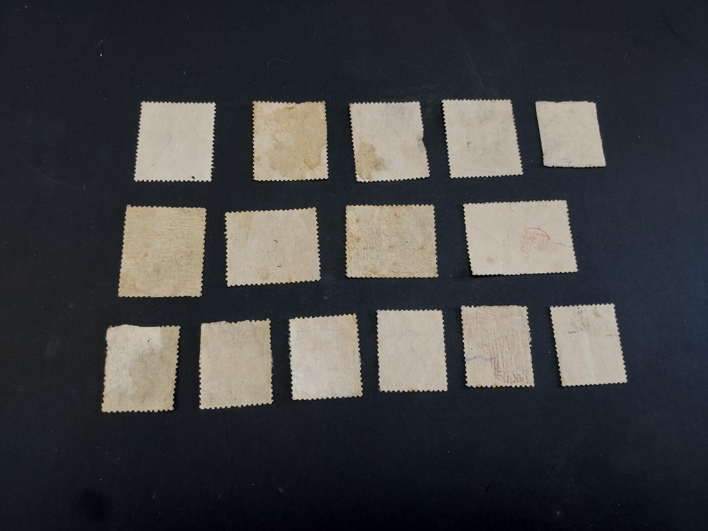 博彦收藏    3月25日 8点 外国邮票专场 日本 旧票15枚 个别瑕疵，其他上品