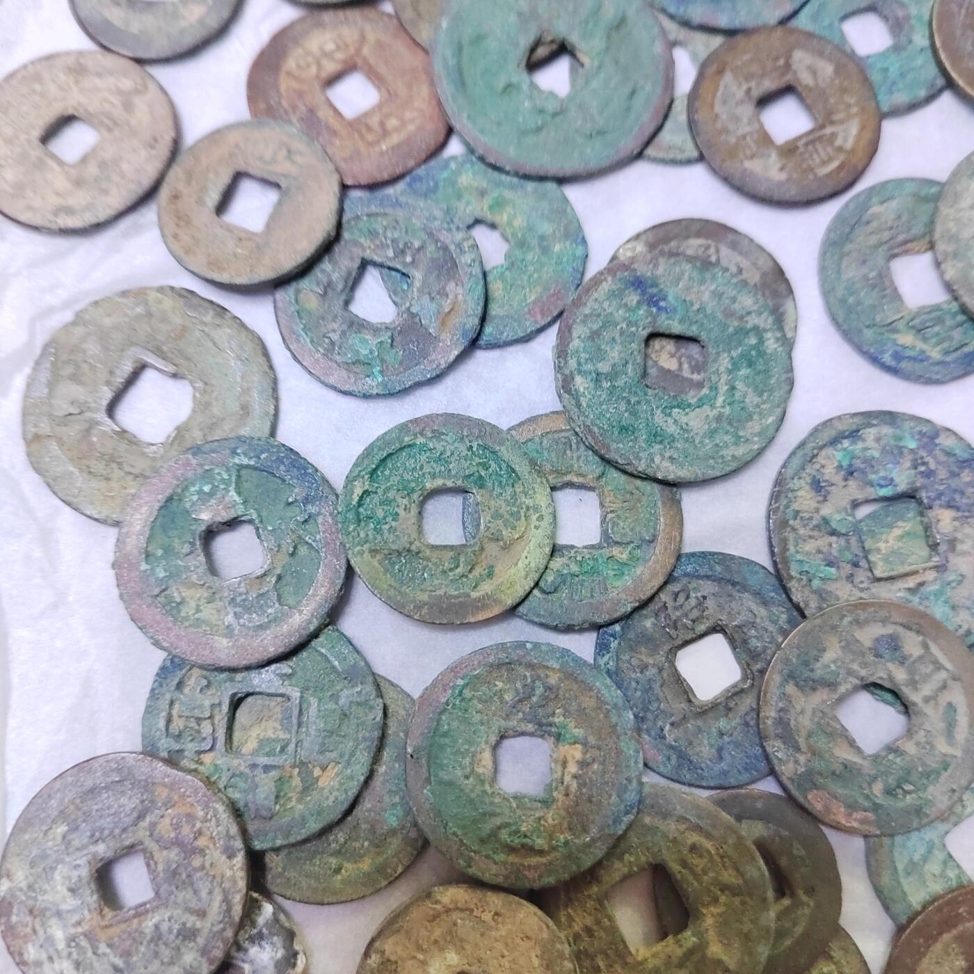 PCAI钱币  20-782 古钱铜元小专场 80枚古钱币 通货