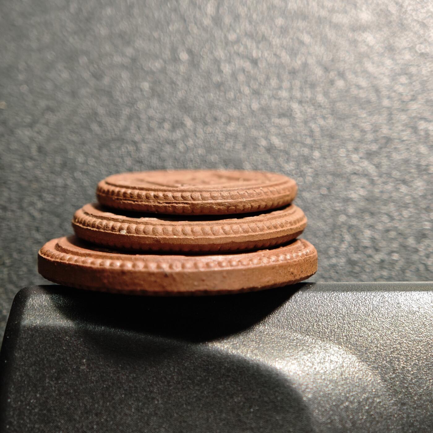 【德藏】世界币章拍卖第168期（拍品征集中~欢迎藏友联系） 3枚一组 1921年 德国紧急时期巴特魏克斯多夫-劳萨温泉迈森陶瓷币 直径约：22.8mm～30.2mm；重约：2.7g～5.6g