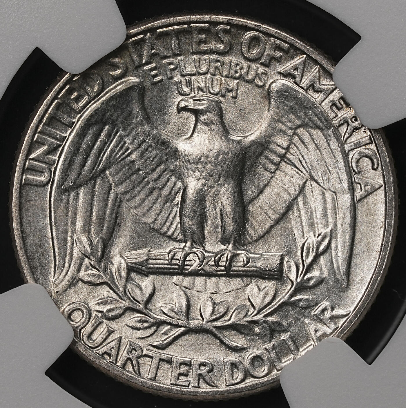 修遠堂世界钱币第108期 NGC MS65 1947年美国25美分银币