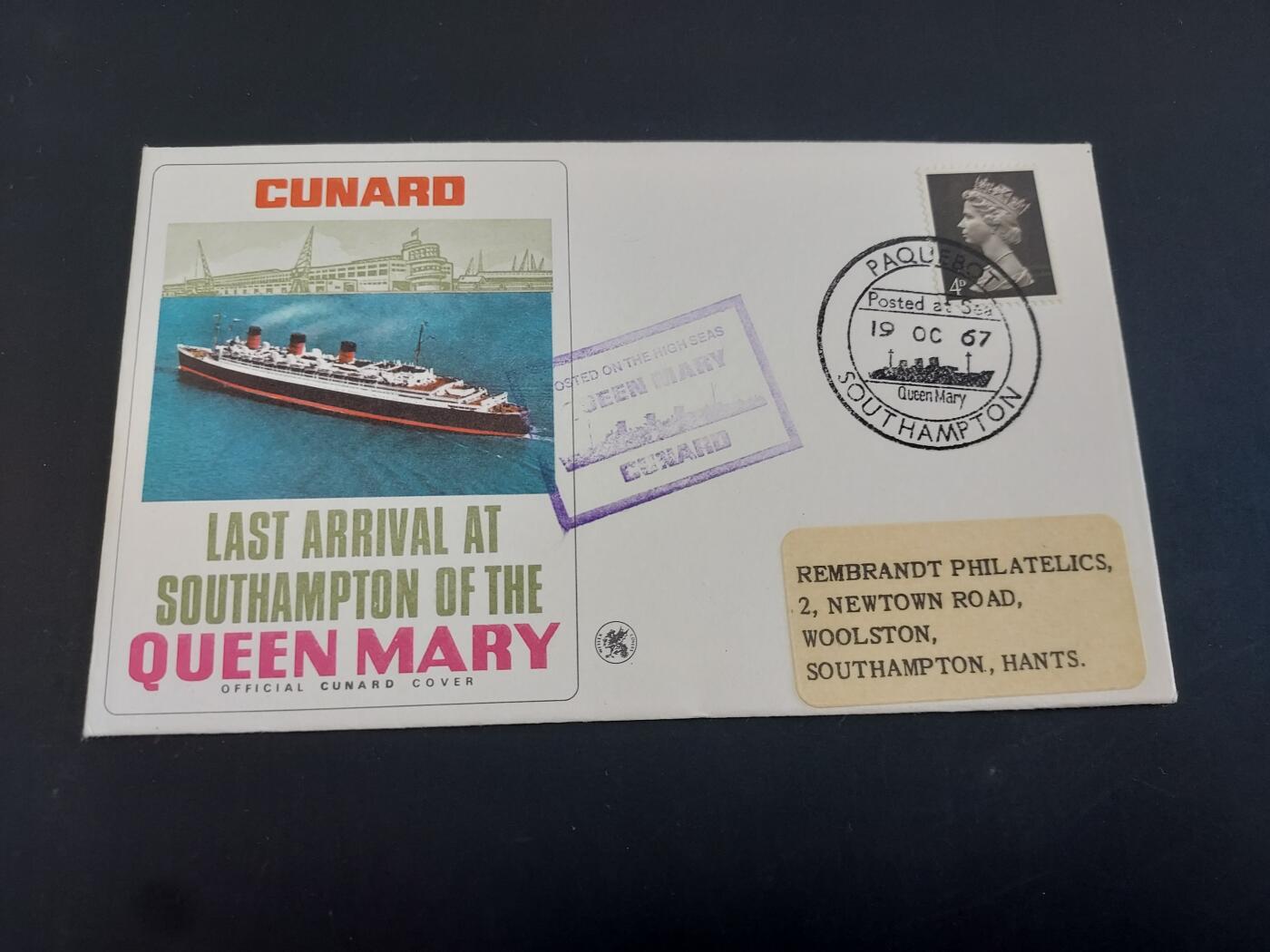 博彦收藏    3月25日 8点 外国邮票专场 英国 纪念封一枚