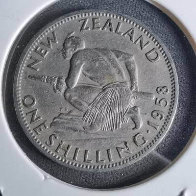 沼泽如烟--第1027场 - 新西兰1958年1先令