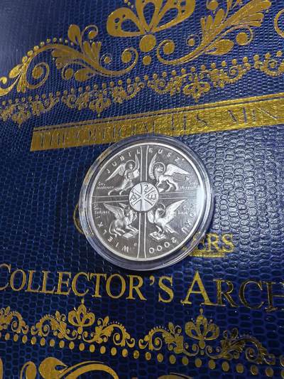 长老汇马年精选第十二场拍卖 - 2000波兰千禧圣年10兹罗提精制银币，高价币，14.14克925银，外网4000-5000元