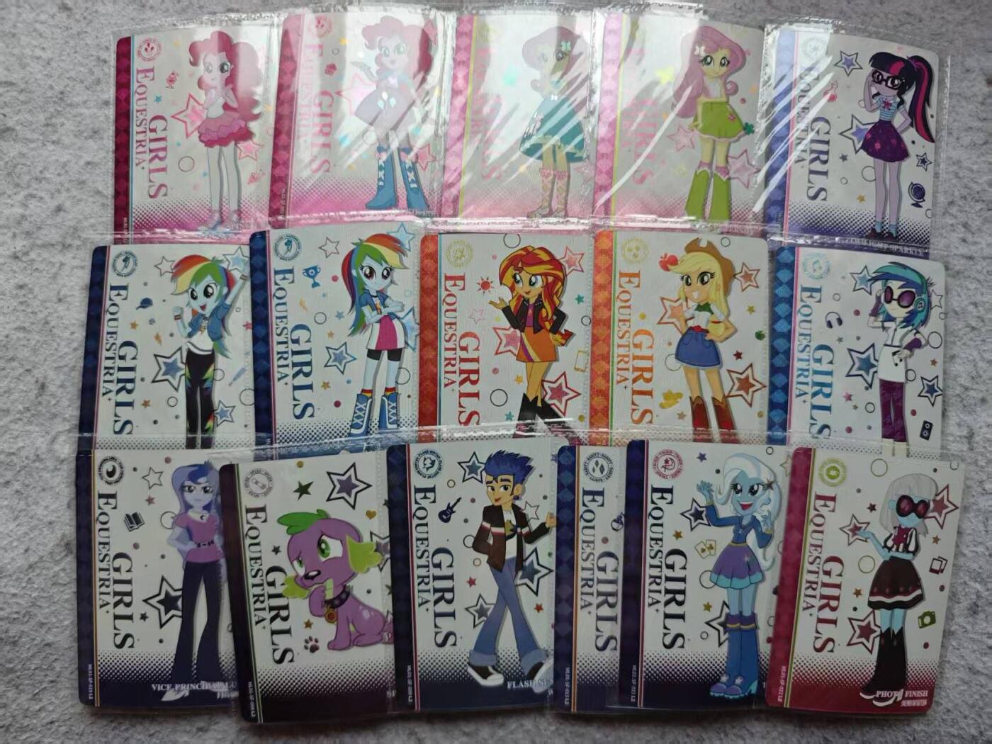 龙虎卡牌-七九场（满200元包邮，无佣金，每周六结拍，欢迎送拍） 16张 卡游 小马宝莉 魔力之书