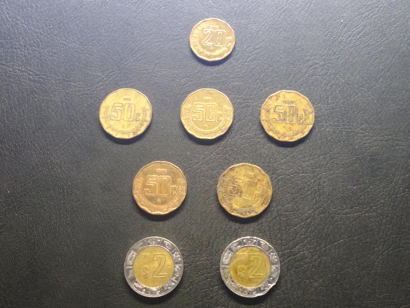 荟藏特别场次第九期——“社长的硬币堆” 墨西哥硬币批量八个