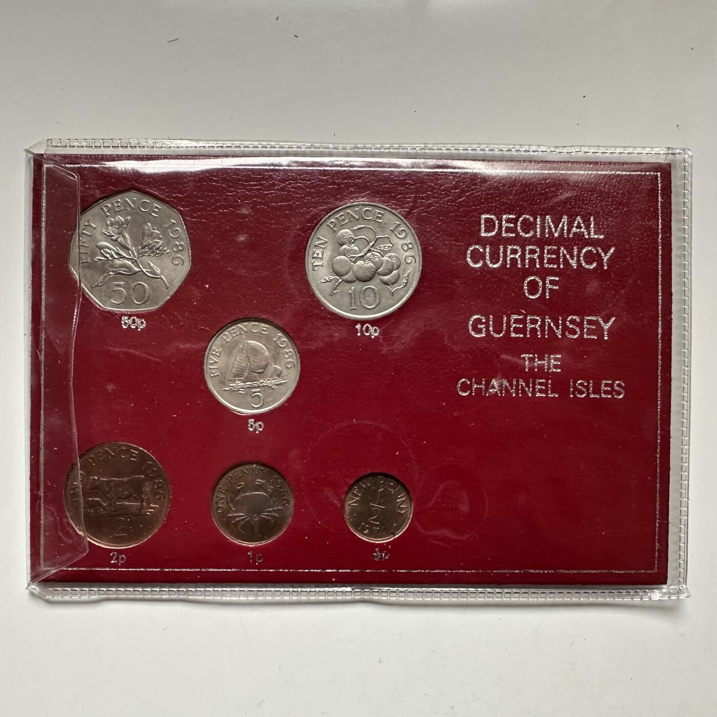 🌹外币初藏🌹🐯2026年第32场   每周二四六晚8️⃣点 接代拍 根西岛1986年套币