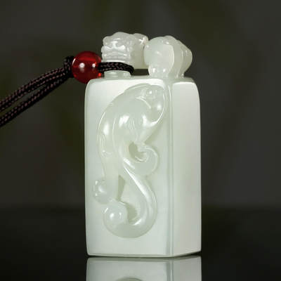 碧月说宝.君子怀瑾·当代和田玉清风专场(三) - 老熟和田玉平安佩