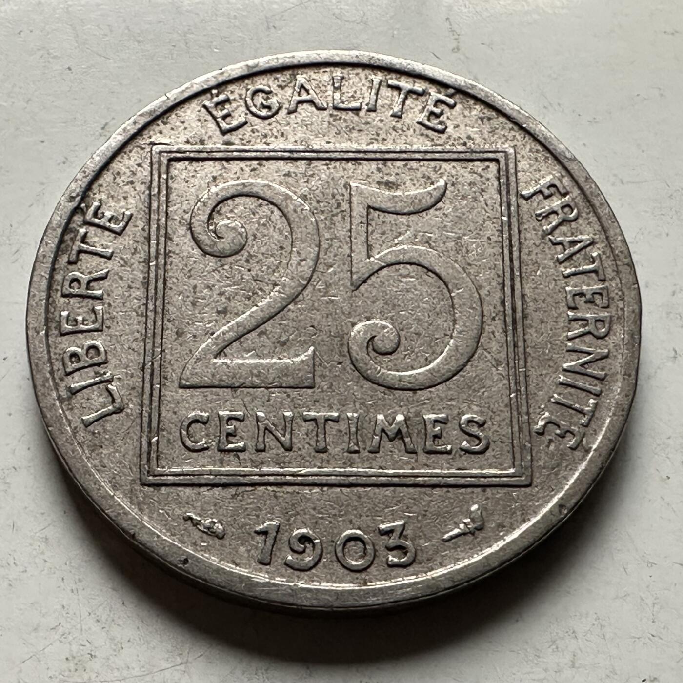 🌹外币初藏🌹🐯2026年第32场   每周二四六晚8️⃣点 接代拍 法国1903年25分