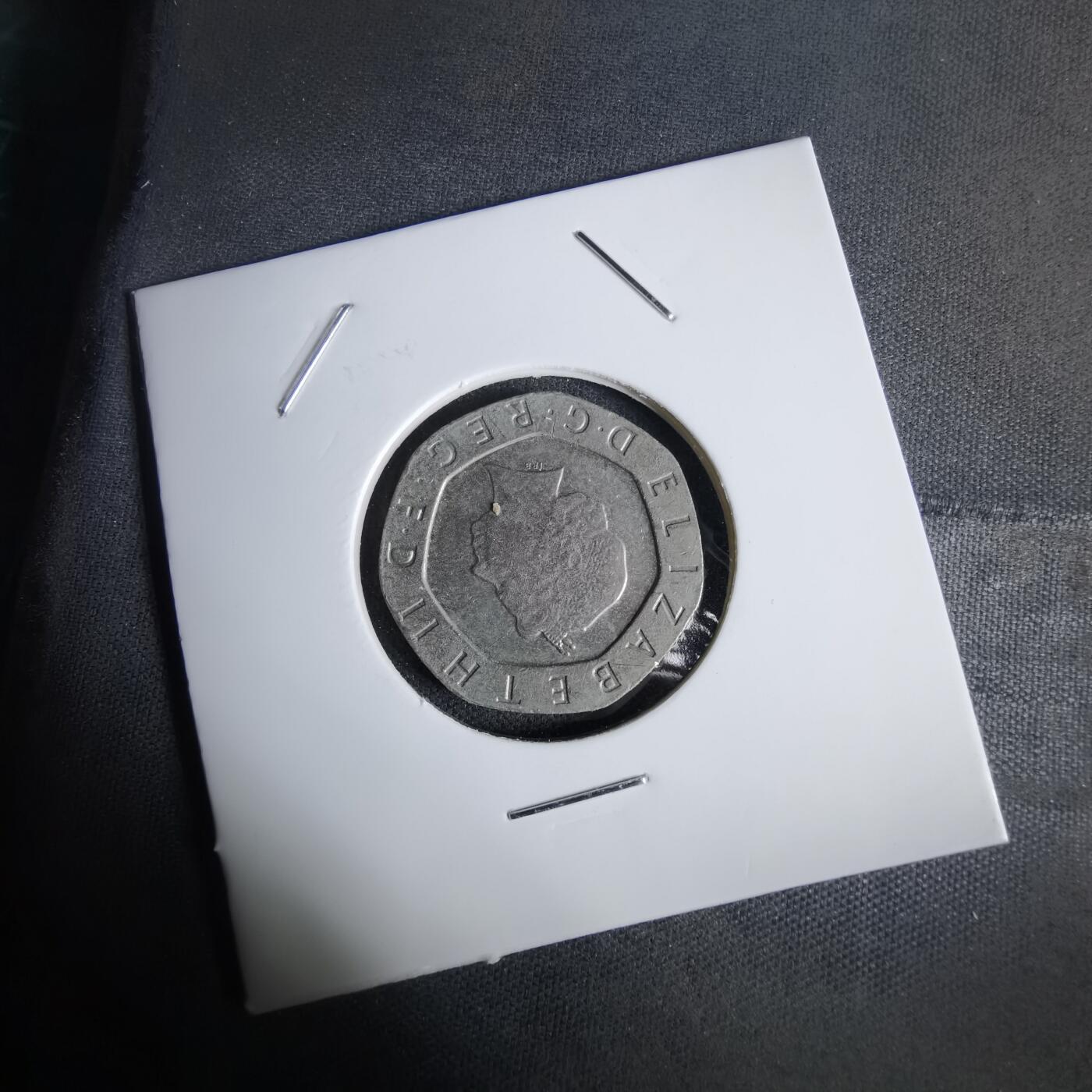 沼泽如烟--第1027场 英国1999年20便士