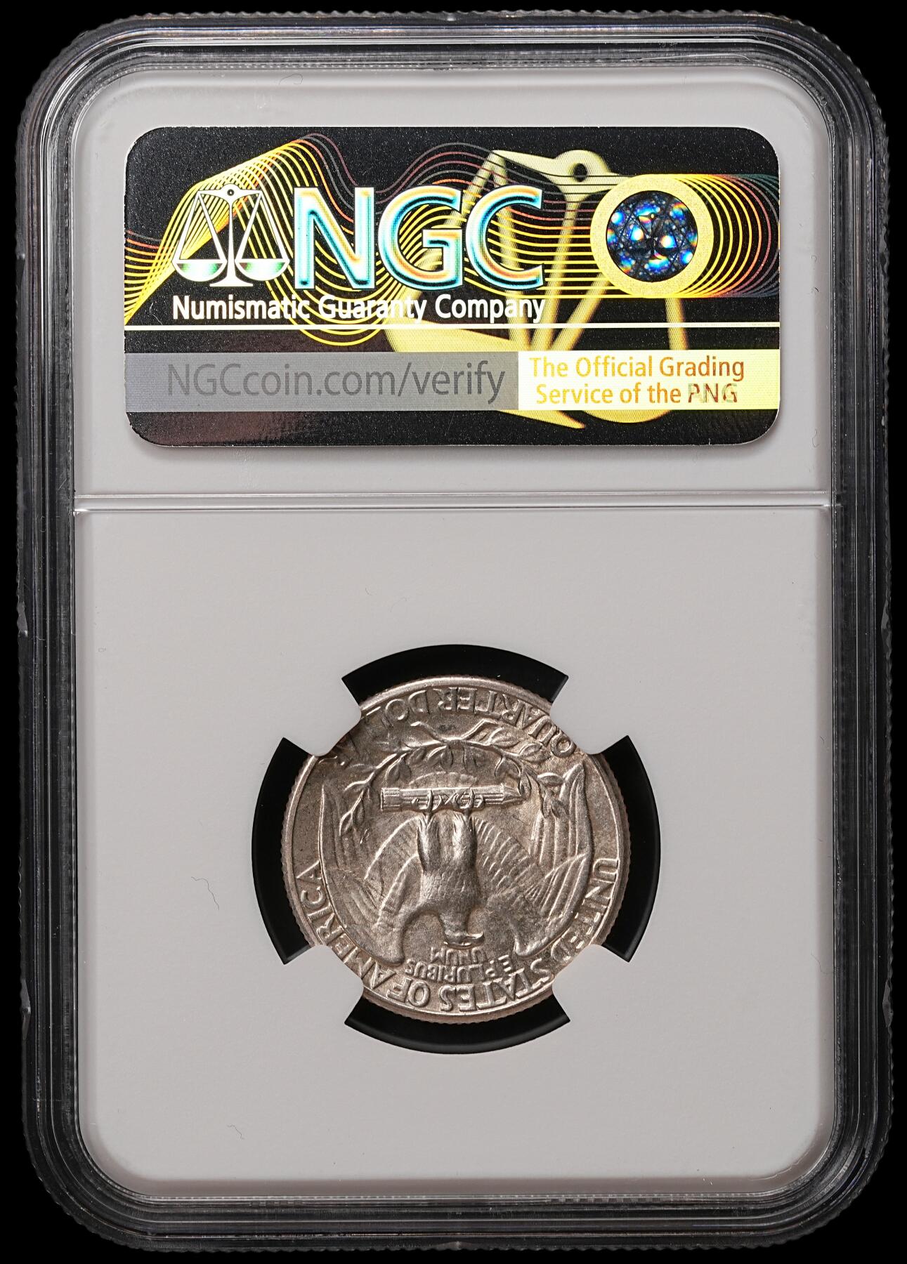 修遠堂世界钱币第108期 NGC MS64 1935年美国25美分银币